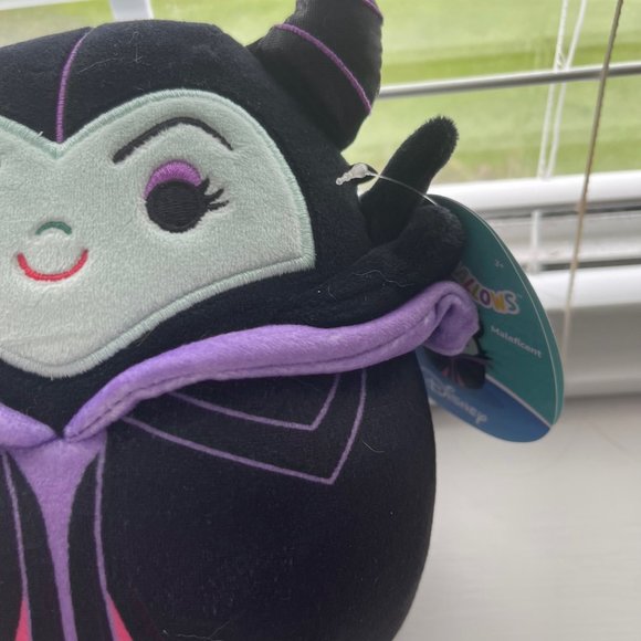 Disney Squishmallows Sleeping Beauty Maleficent Plush 8 inches New with Tags - Picture 5 of 6
